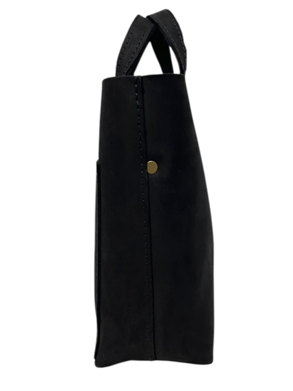 NWOT PORTLAND LEATHER Mini Crossbody Tote - Black - Picture 5 of 12